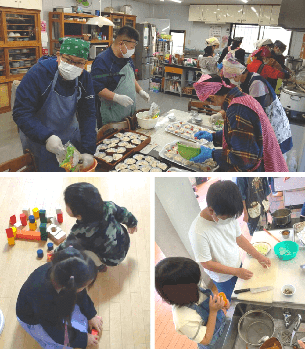 地域でこどもたちを見守る、こども食堂や居場所事業の様子